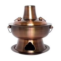 铜鸳鸯锅、铜鸳鸯锅用法、请认准洛阳铜加工厂图片