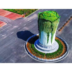壽光蔬菜雕塑建造，蔬菜清潔桶公司圖片