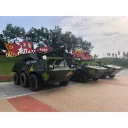 步兵战车坦克模型制作公司，户外拓展军事模型装备装甲车设备厂家图片