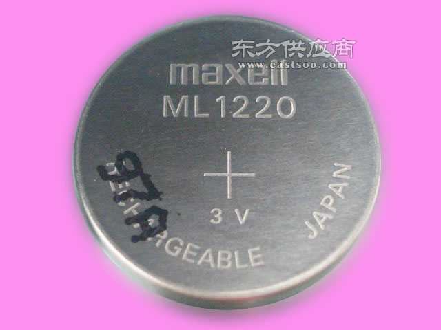 ML1220纽扣电池MAXELL万胜可充电电池图片